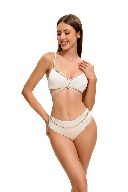 Cream & Gold Silken Top