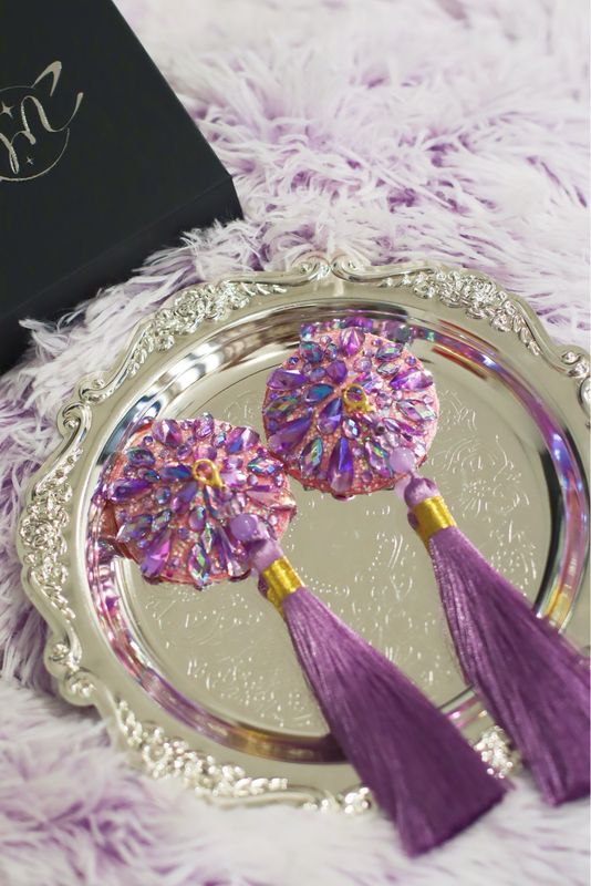 Dolly Rhinestone Pasties - Taro Purple Dolly Rhinestone Pasties - Taro Purple