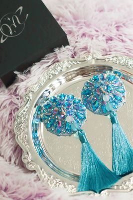 Dolly Rhinestone Pasties - Ice Blue Sorbet Dolly Rhinestone Pasties - Ice Blue Sorbet