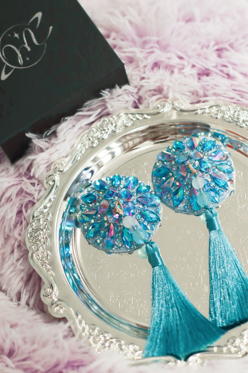 Dolly Rhinestone Pasties - Ice Blue Sorbet Dolly Rhinestone Pasties - Ice Blue Sorbet