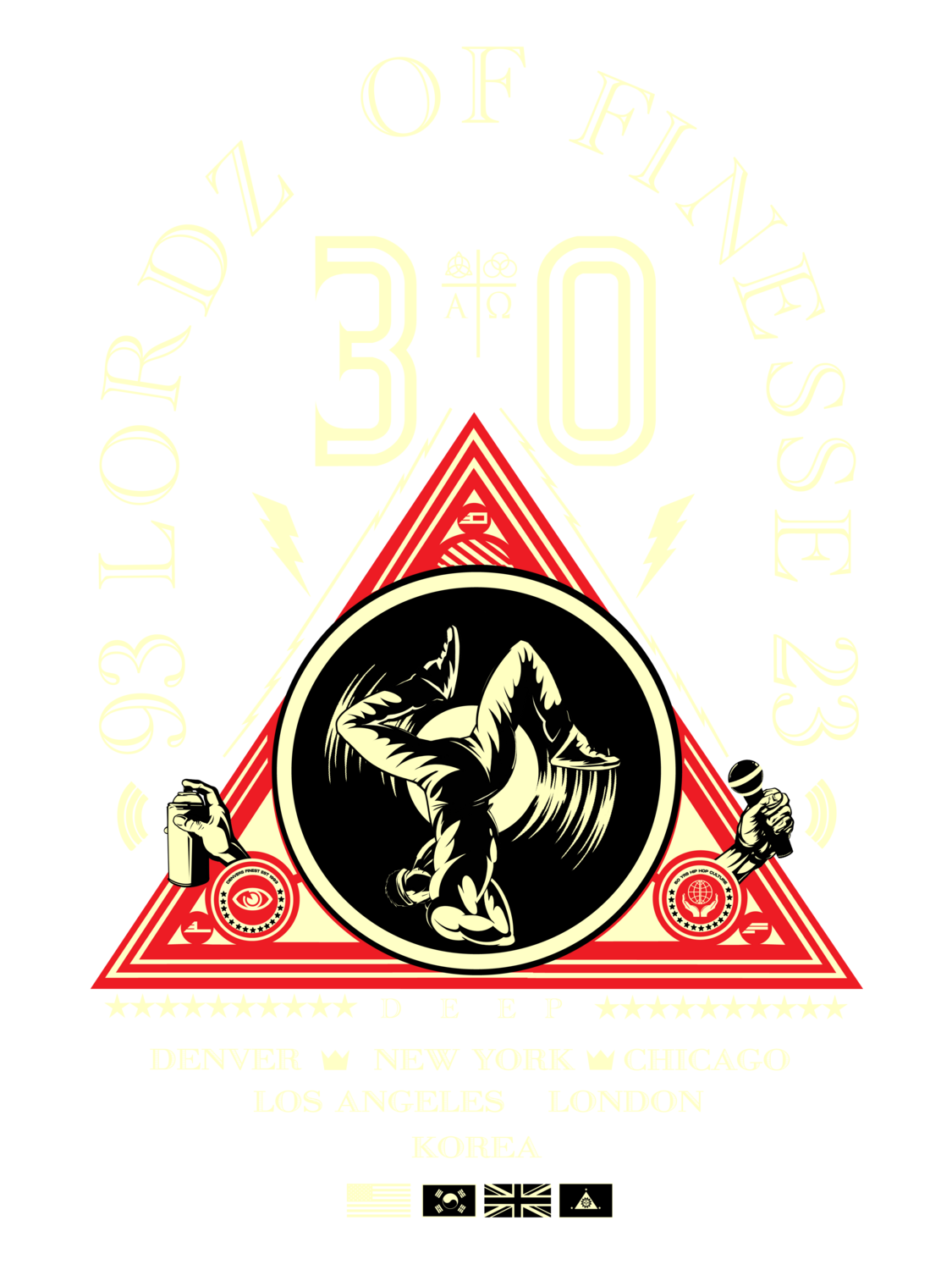Lordz Of Finesse ( limited) 30th Anniversary Hoodie
