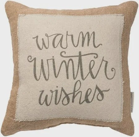 Pillow Warm Winter Wishes