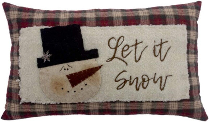 Let it Snow Lodge Pillow