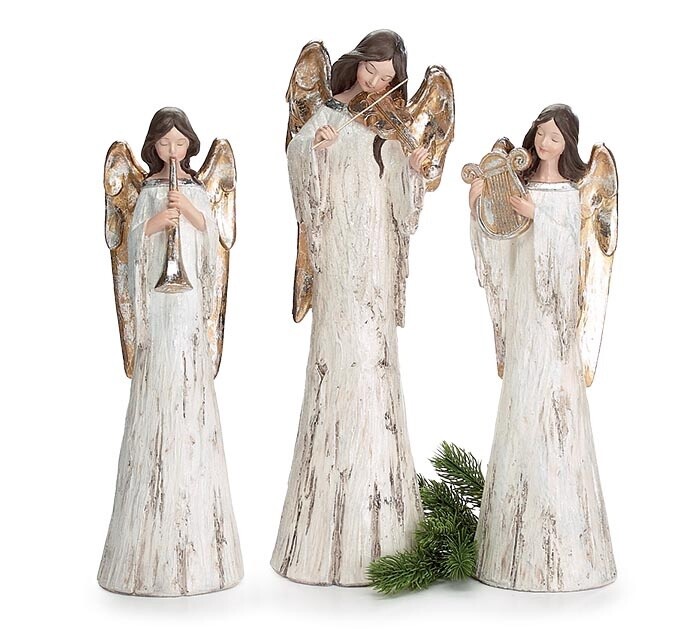 Woodland Angel Playing Instruments-Small