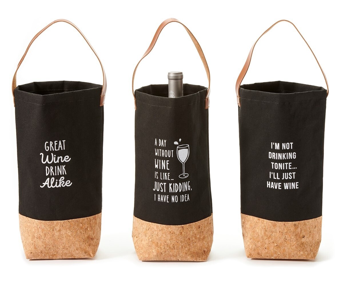 Canvas &amp; Cork Wine Bags