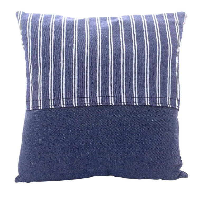 Dark Striped Pillow 13x13