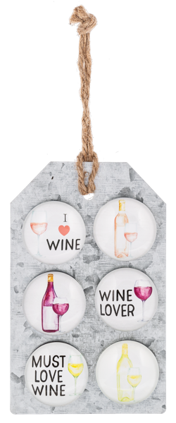 Wine Lover Magnet 6PC
