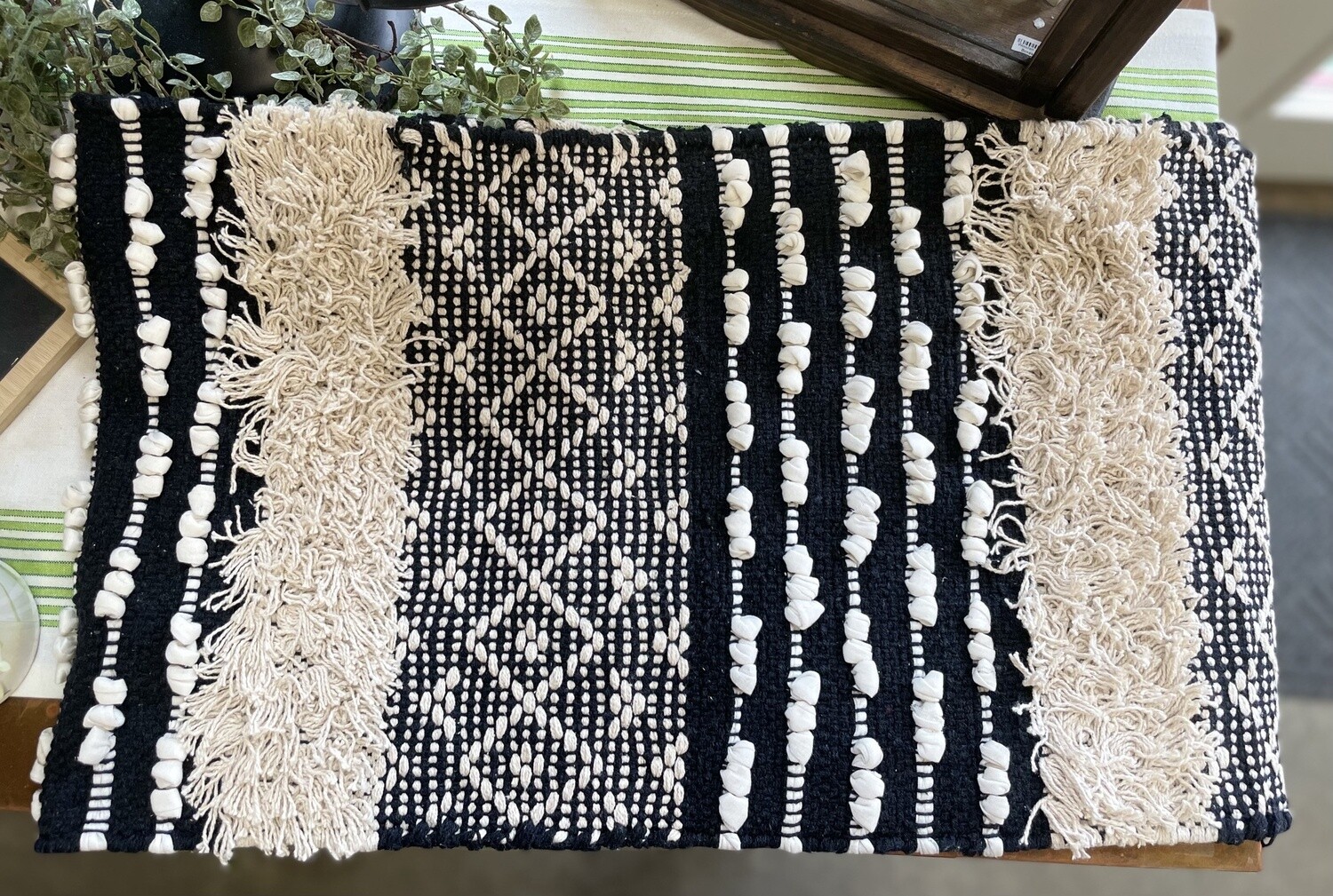 Black/Ivory Runner 16x72