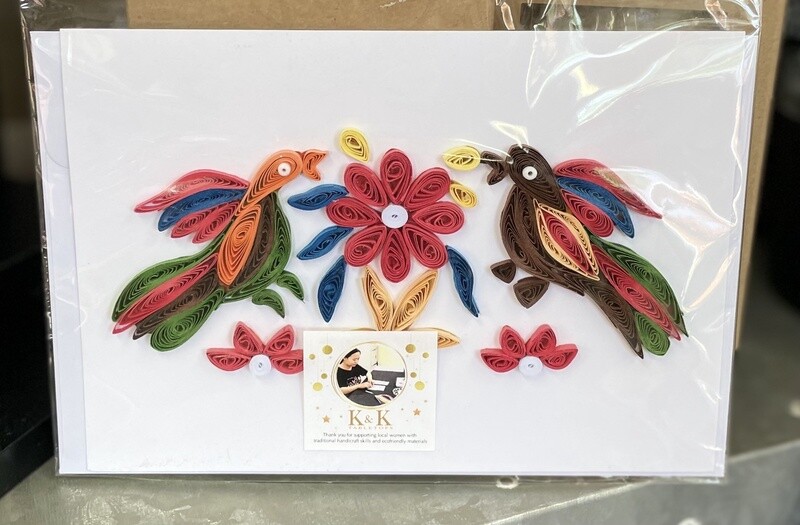 Handmade Quilling Cards Birds