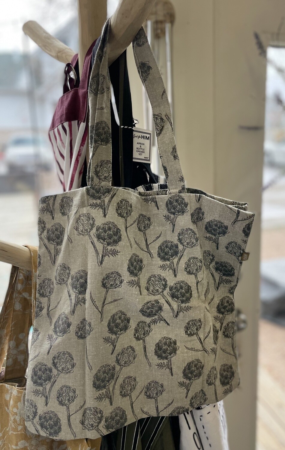 Artichoke Tote Charcoal