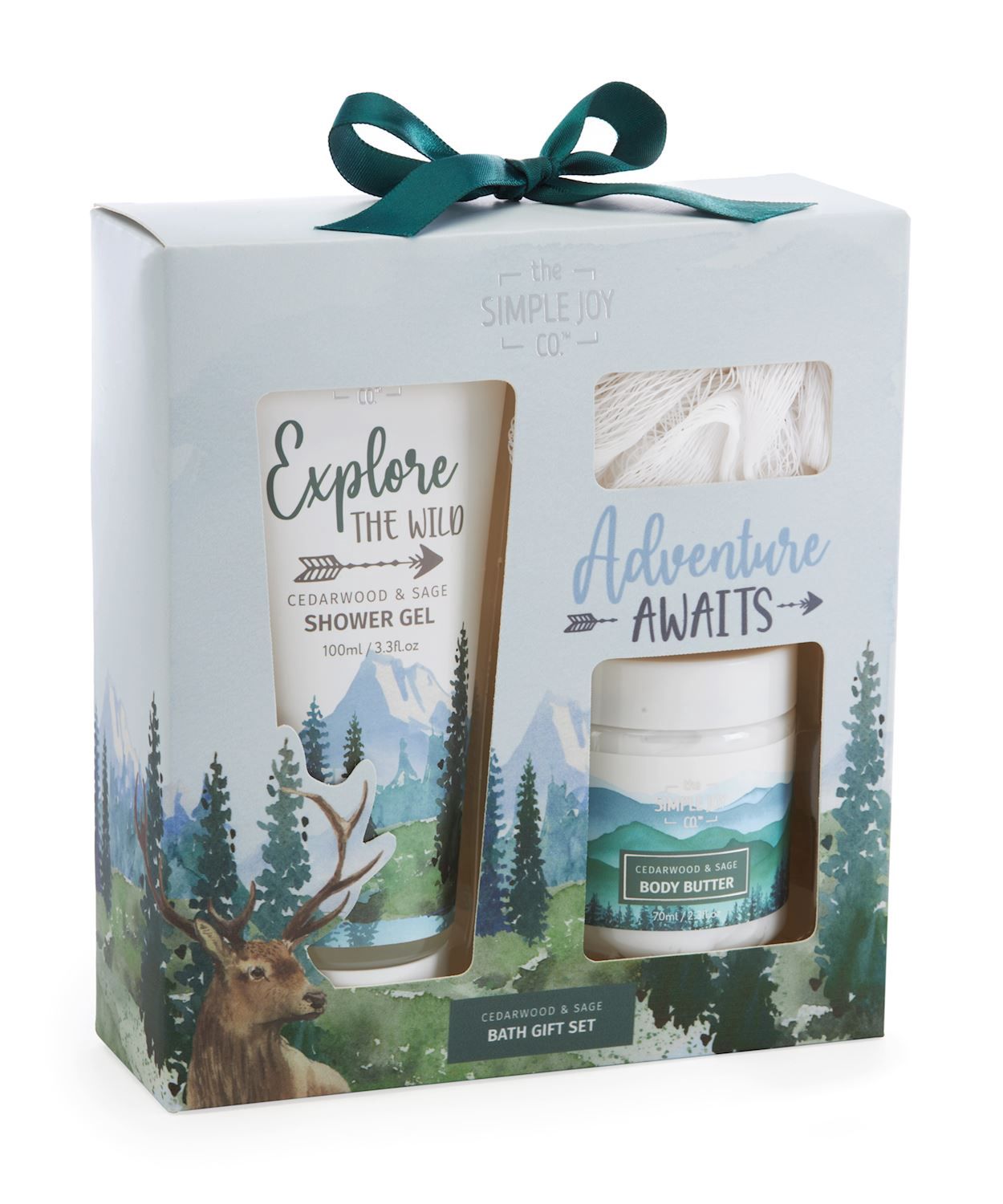 Shower Gel Body Butter Mesh Spong