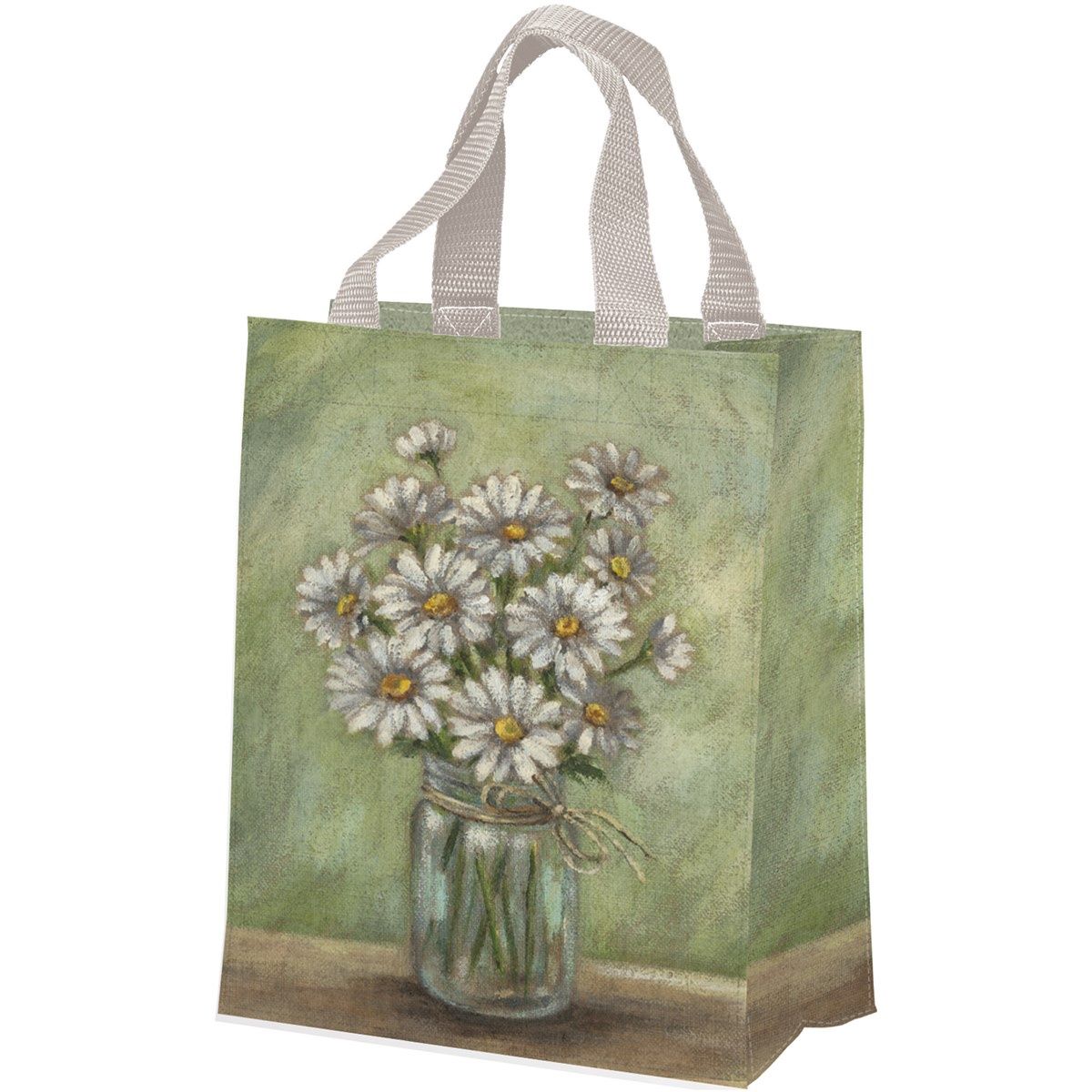 Daily Tote-Jar of Daisies