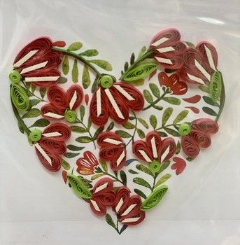 Handmade Quilling Cards Heart