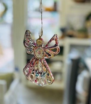Angel Ornament Recycled Paper