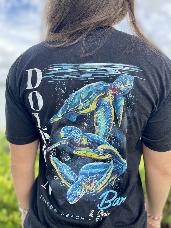 3 Colorful Turtles Short Sleeve T-Shirt