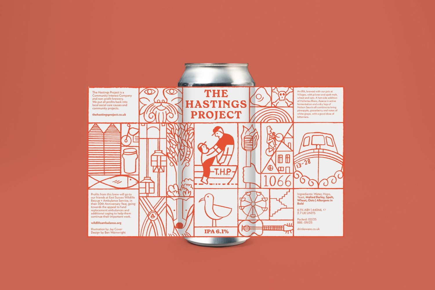 IPA 6.1% 440ml CAN - Raising Money for WRAS