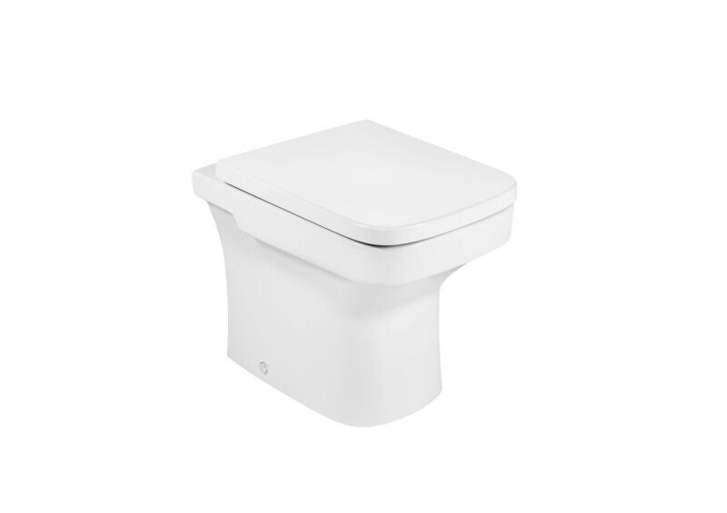 Inodoro compacto adosado a pared con salida dual