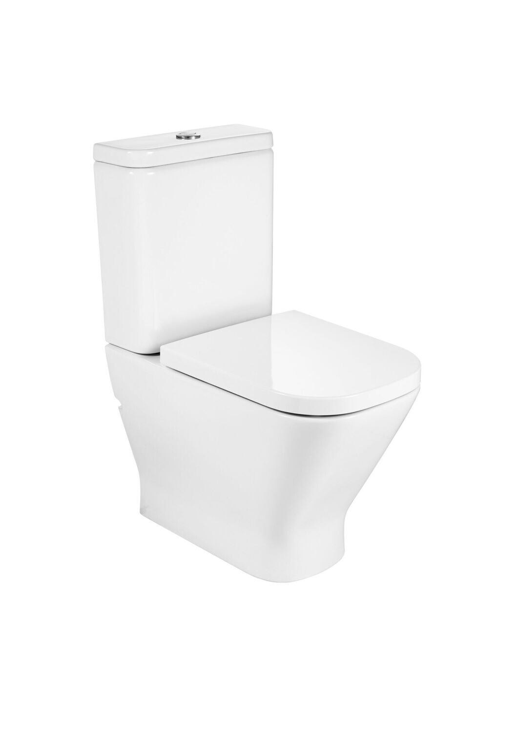 SQUARE - Inodoro completo compacto adosado a pared con salida dual