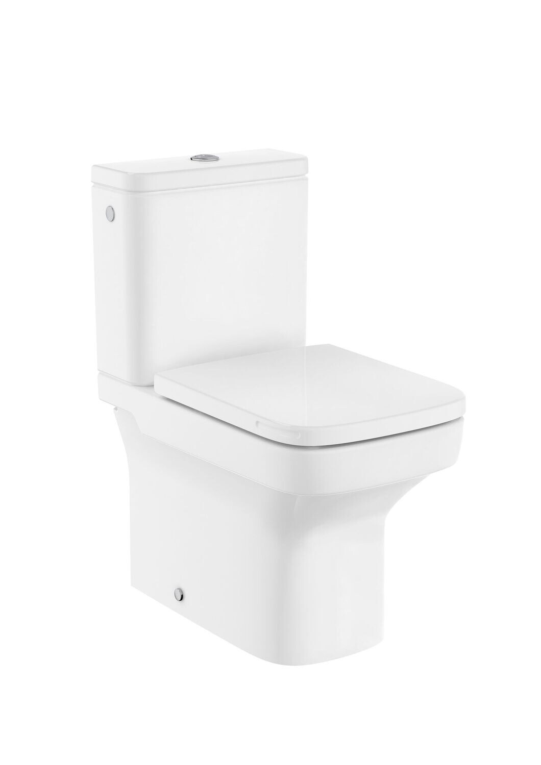 Inodoro completo compacto Rimless adosado a pared con salida dual