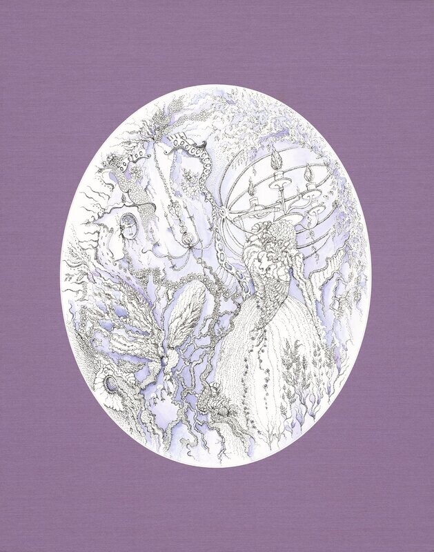 "Their Wings" (Lavender Border)