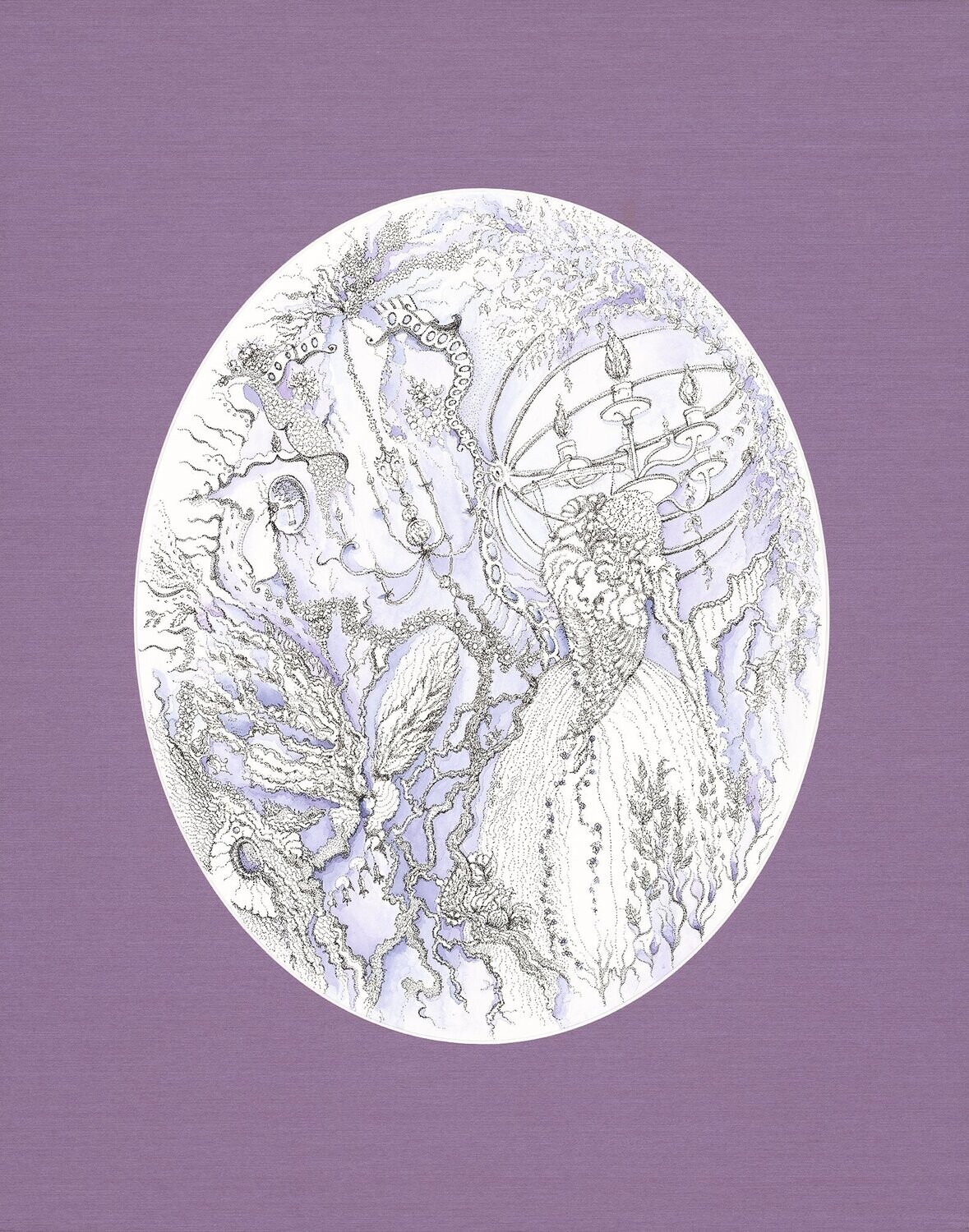 Their Wings (Lavender Border)