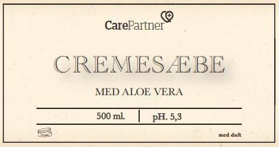Cremesæbe m/Aloe Vera, 500 ml