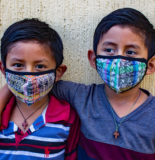 Jaspe Fabric Face Masks - Child - Set of 3 Jaspe Fabric Face Masks - Child - Set of 3