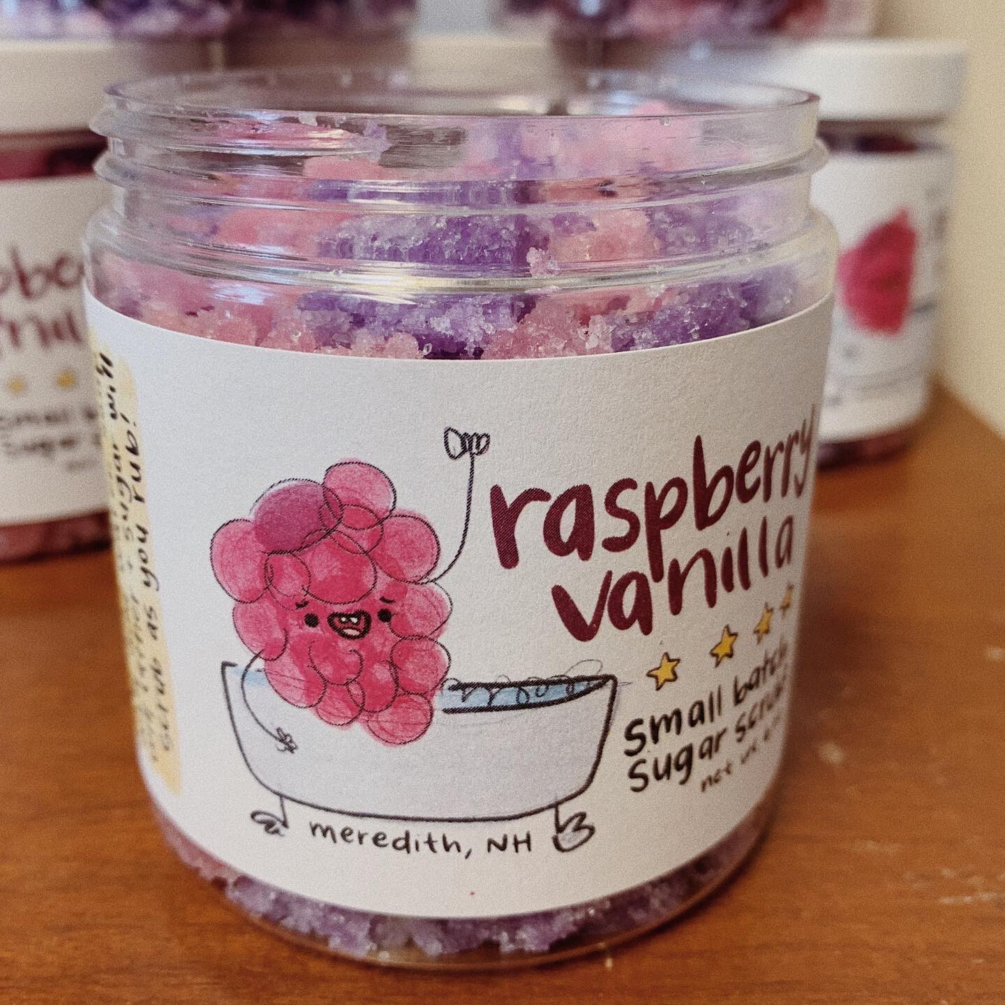 Raspberry Vanilla Scrub