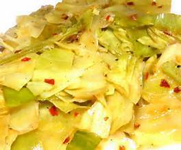 Spicy Steamed Cabbage