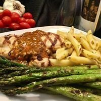 Grilled Chicken with clam sauce