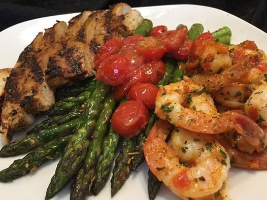 SHRIMP AND CHICKEN COMBO FOR FOUR