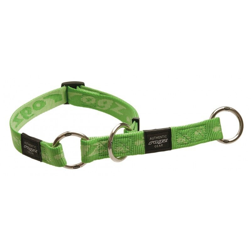 ROGZ Halsband Choker. Maat L Groen