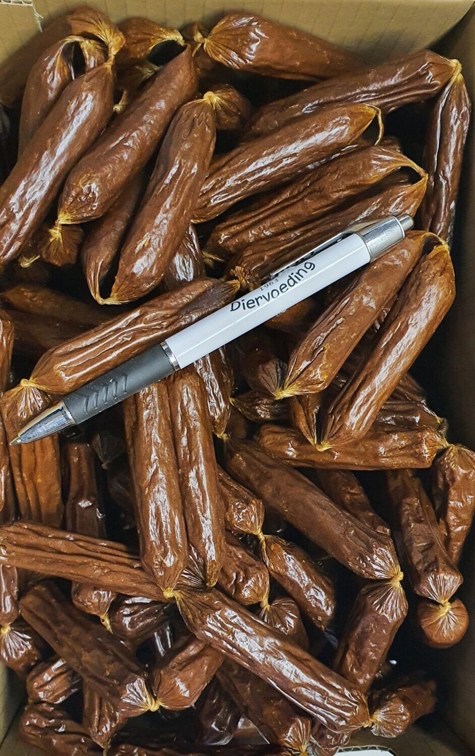 Salami worstjes met kip