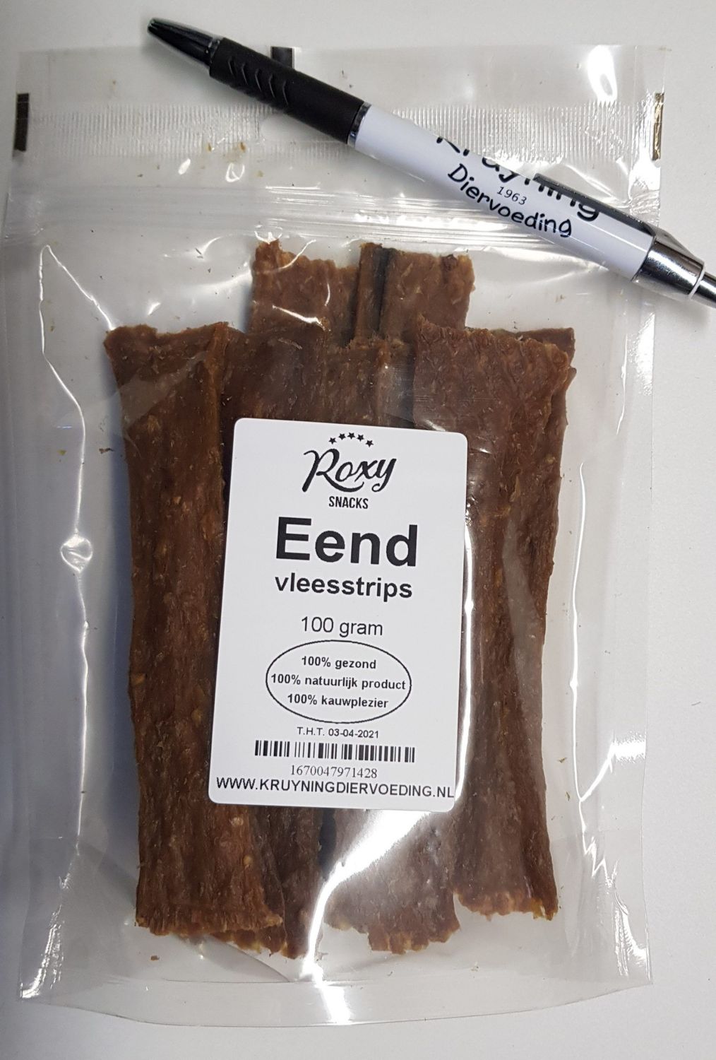 Vleesstrip eend