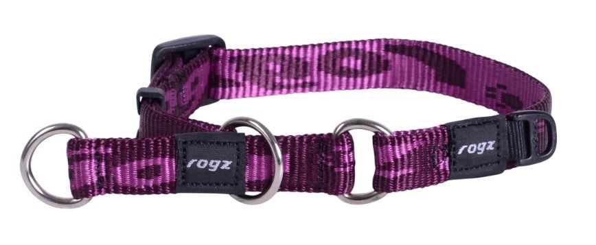ROGZ Halsband choker. Maat M Paars
