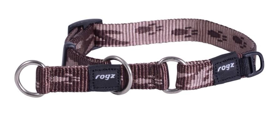 ROGZ halsband Choker. Maat M bruin