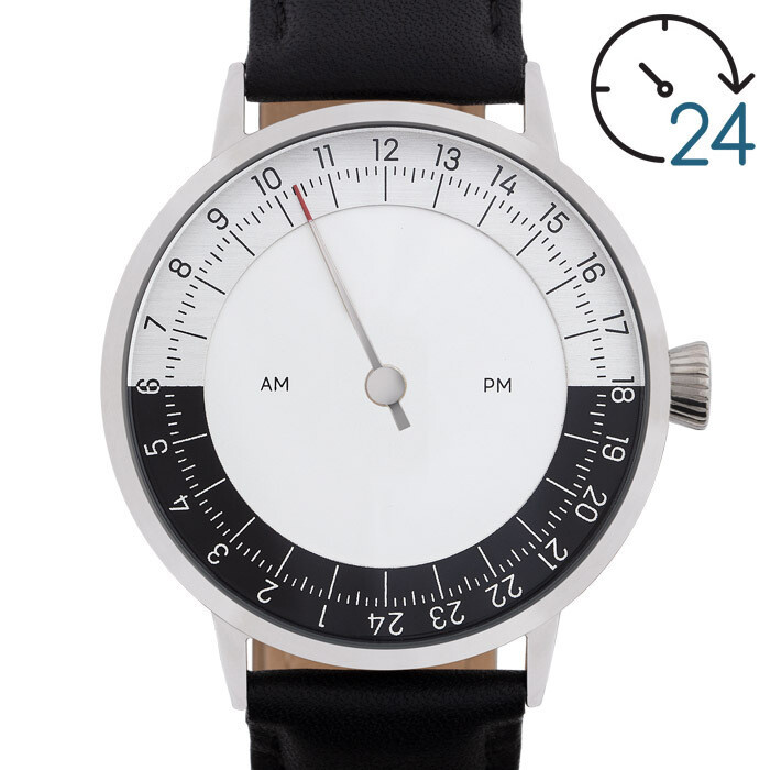 24-hour single hand watch Svalbard Noonday AA17A