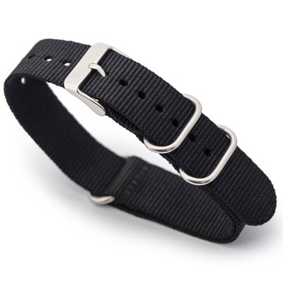 20mm NATO (Zulu) 3-ring nylon watch straps