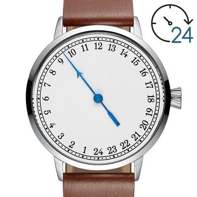 24-hour single hand watch Svalbard Aurora AA42
