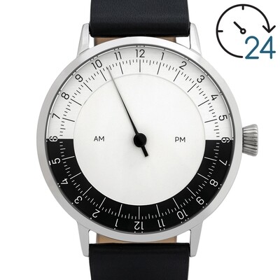 24-hour single hand watch Svalbard Noonday AA17