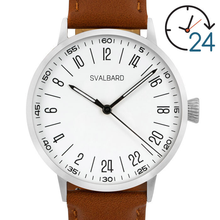 24-hour watch Svalbard Noir AA22