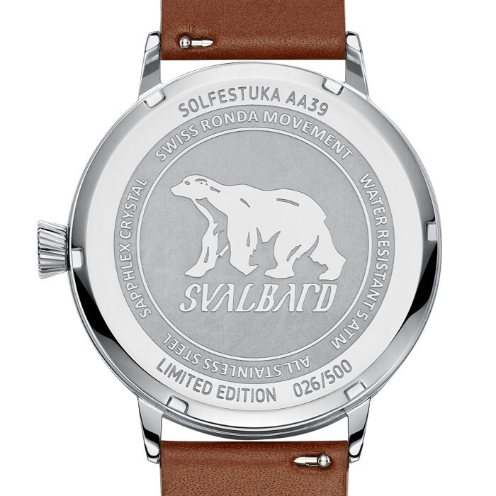 Buy 24 hour single hand watch Svalbard Solfestuka AA39