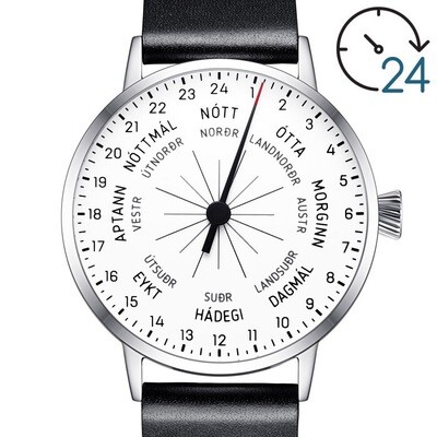 24-hour single hand watch Svalbard Eykt AA50