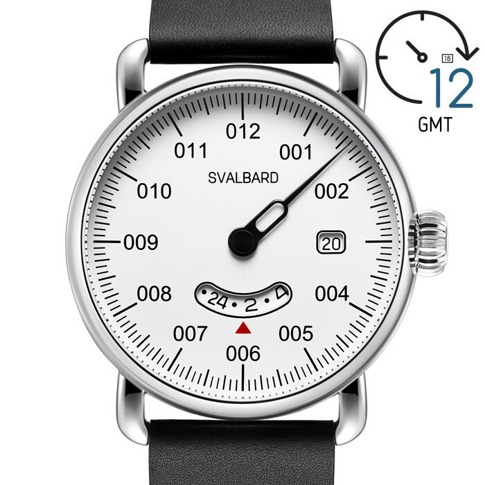 Single hand GMT watch Svalbard Einzeiger FG11