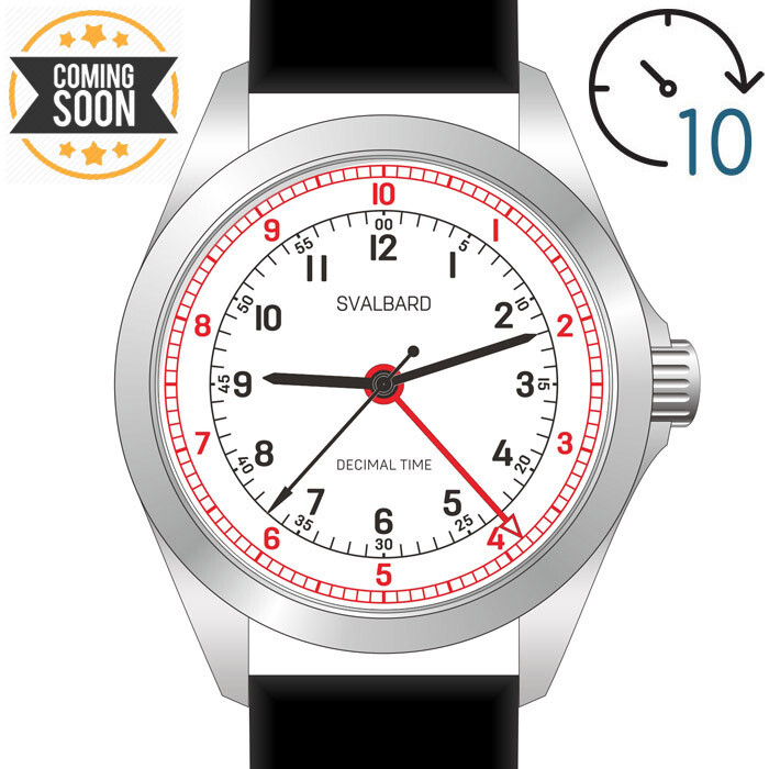 Buy dual time decimal watch Svalbard Decimal GA30