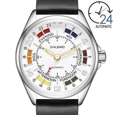 24-hour automatic watch Svalbard Seatimer GH14