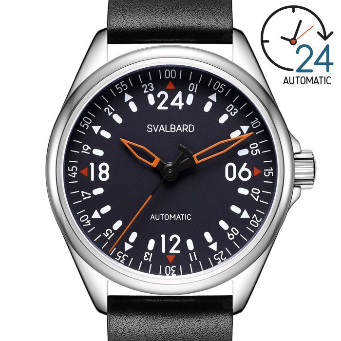 24-hour automatic watch Svalbard Traser GH55