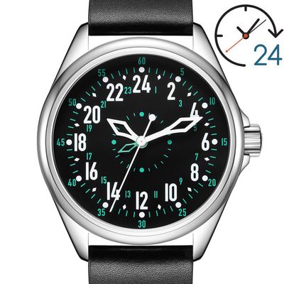 24-hour aviator watch Svalbard Altitude GA31