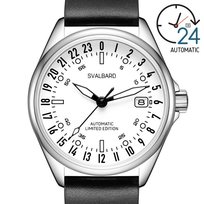 24-hour automatic watch Svalbard Arctic GH24