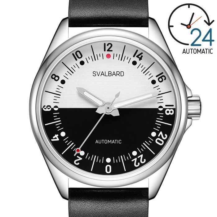 24-hour automatic watch Svalbard Horizon GH46